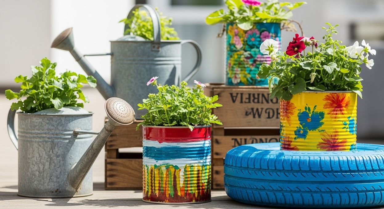 DIY : Fabriquer des jardinières originales à partir d’objets détournés