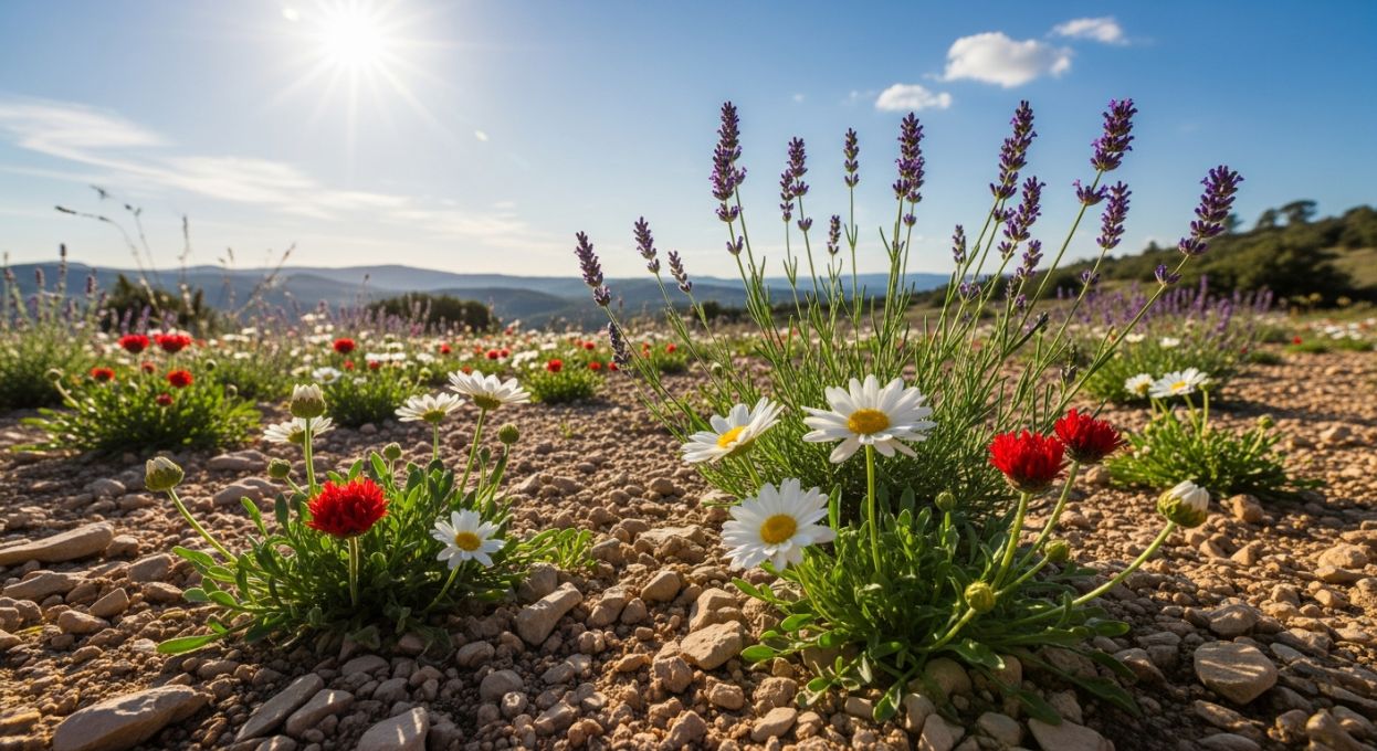 Plantes pour sols pauvres : quelles fleurs résistent aux conditions difficiles ?