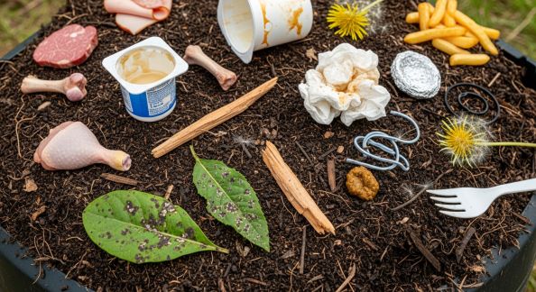 Quels déchets organiques éviter absolument dans le compost familial ?
