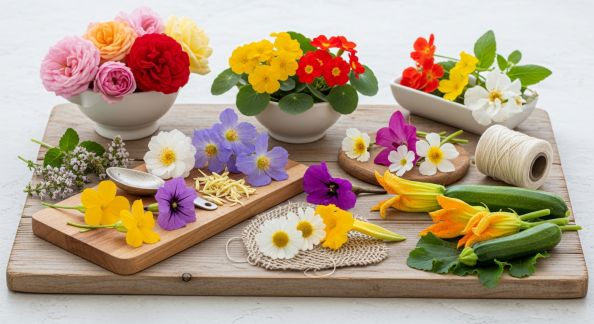 Fleurs comestibles : variétés à cultiver et idées pour les utiliser en cuisine