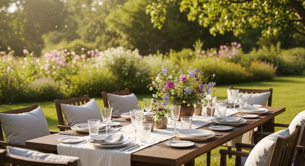 Astuces pour aménager un espace repas convivial en plein air