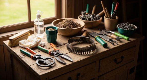 Bien nettoyer ses outils après l’hiver : étapes et astuces pratiques