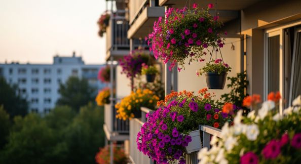 Fleurs pour les balcons : quelles variétés privilégier en ville ?