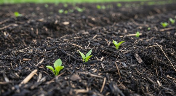 Protéger le sol contre l’érosion grâce au paillage organique issu du compost