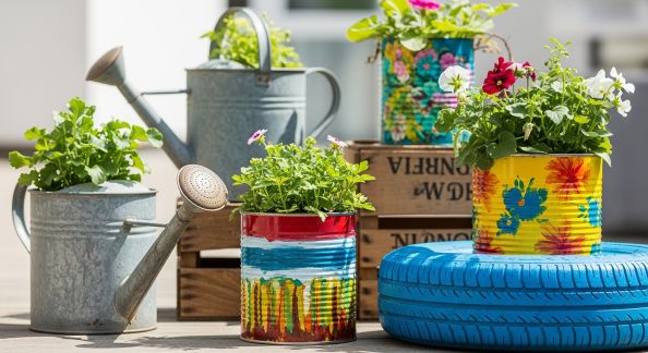 DIY : Fabriquer des jardinières originales à partir d’objets détournés