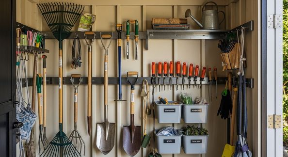 Comment stocker et organiser efficacement ses outils de jardin